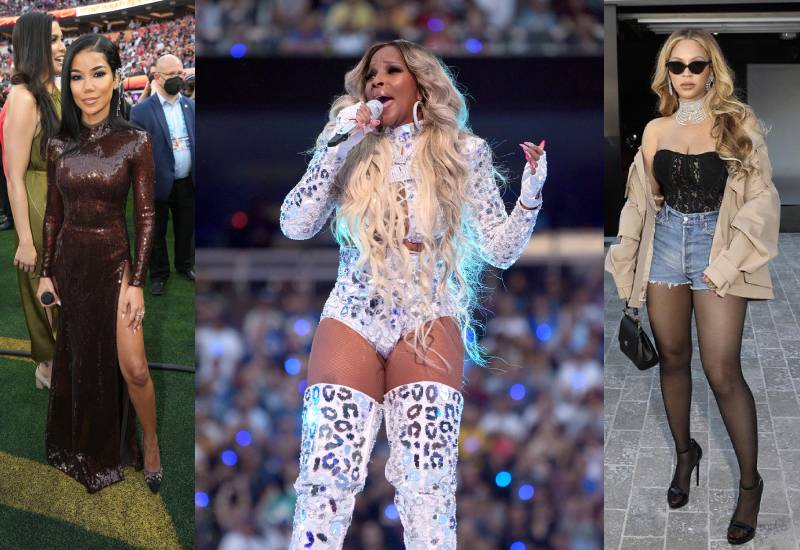 Looks from the Super Bowl LVI Eve woman