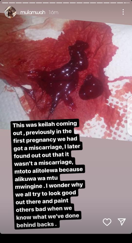 Carol Sonnie Reacts To Mulamwah's Denial Of Fathering Keilah, Claims Of Terminating Pregnancy (Screenshot)