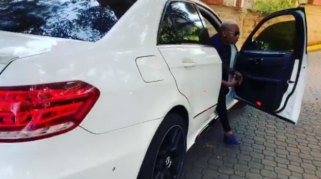 Otile Brown Flaunts 'Fake' Mercedes Benz E63 AMG