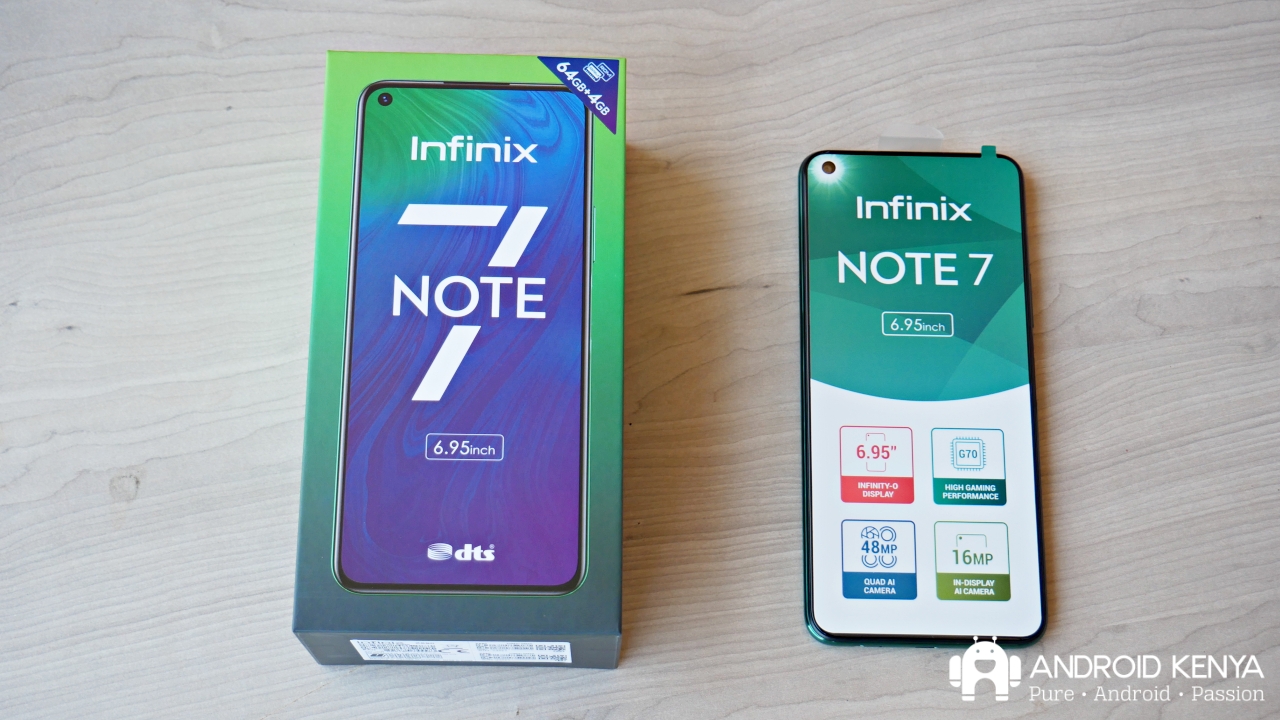 Infinix Note 7: Unboxing