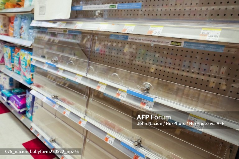 US flight brings tons of needed baby formula from Germany