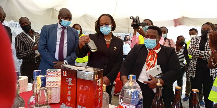 KRA Holds Raid in Nairobi, Destroys Goods Worth Ksh1 Billion