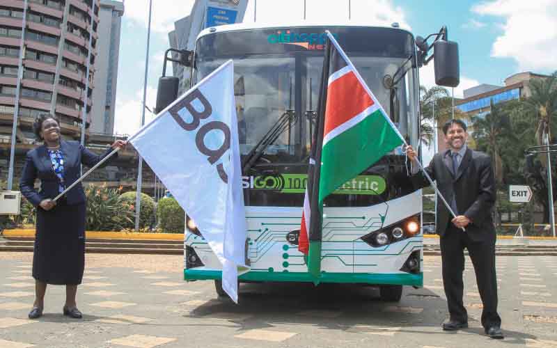 Nairobi welcomes electric buses - The Standard