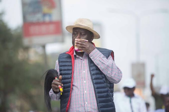 Raila Forced To Cut His Speech After Being Heckled By Ruto Supporters