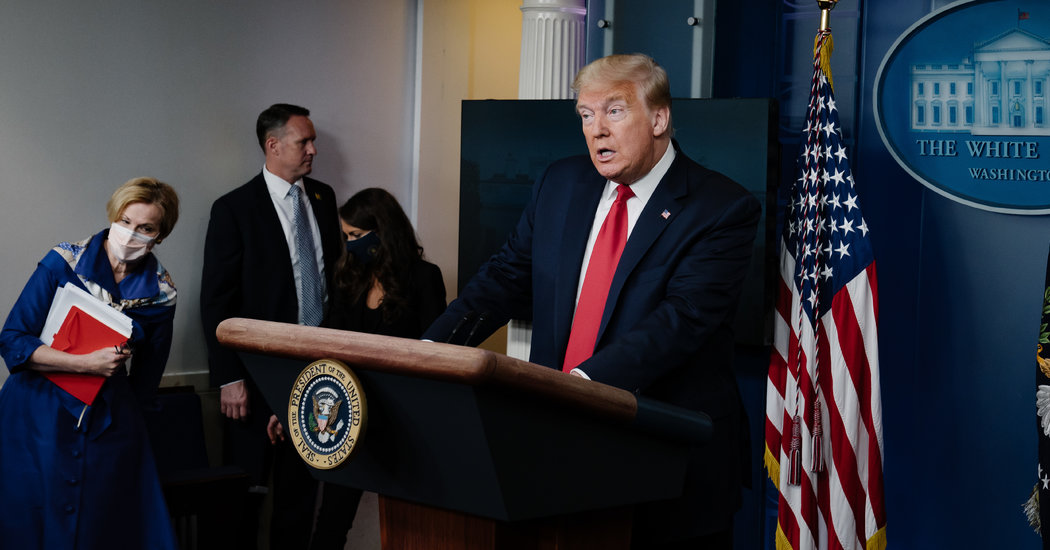 Firing a Salvo in Culture Wars, Trump Pushes for Churches to Reopen