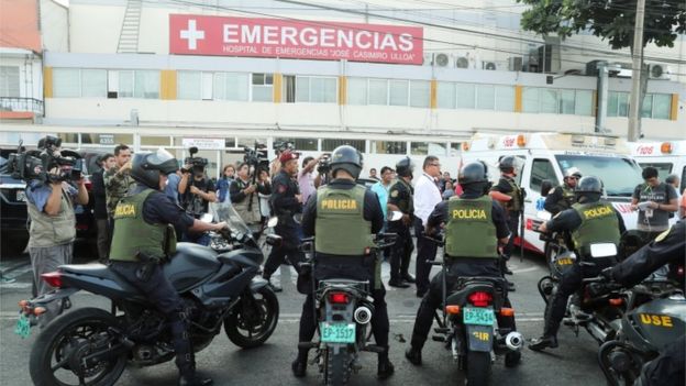 Peru's ex-president Alan García shoots himself