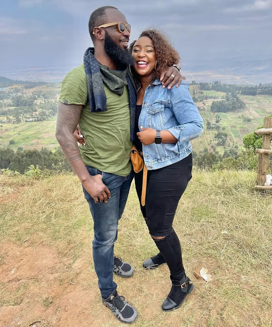Media personality Betty Kyallo and her husband Nick Ndeda photo