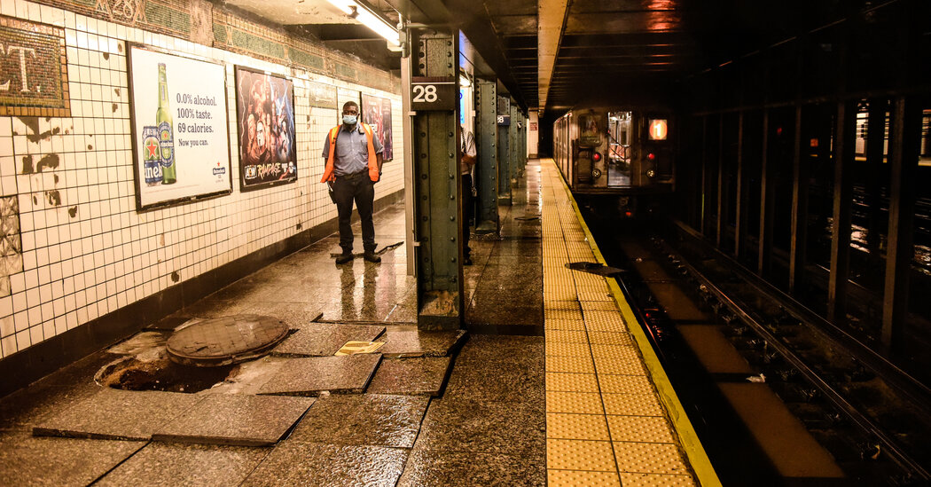New York City Shuts Train Service as Ida Barrels Through Region