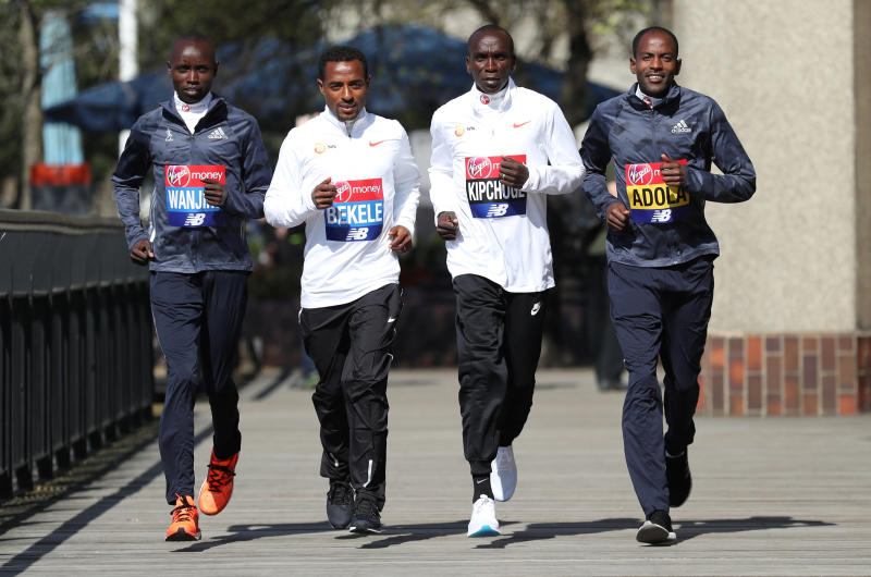 Which marathon star will race to victory in London? : The standard Sports