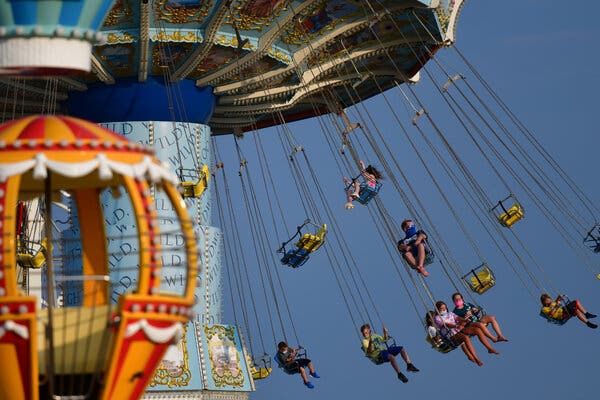 An amusement park attraction at a pier in Wildwood, N.J., last July. Employers who hire foreign  seasonal workers are having difficulty filling positions.