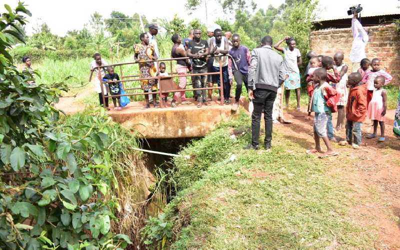 Kakamega ditch of death where infant bodies are dumped sparks fears among locals