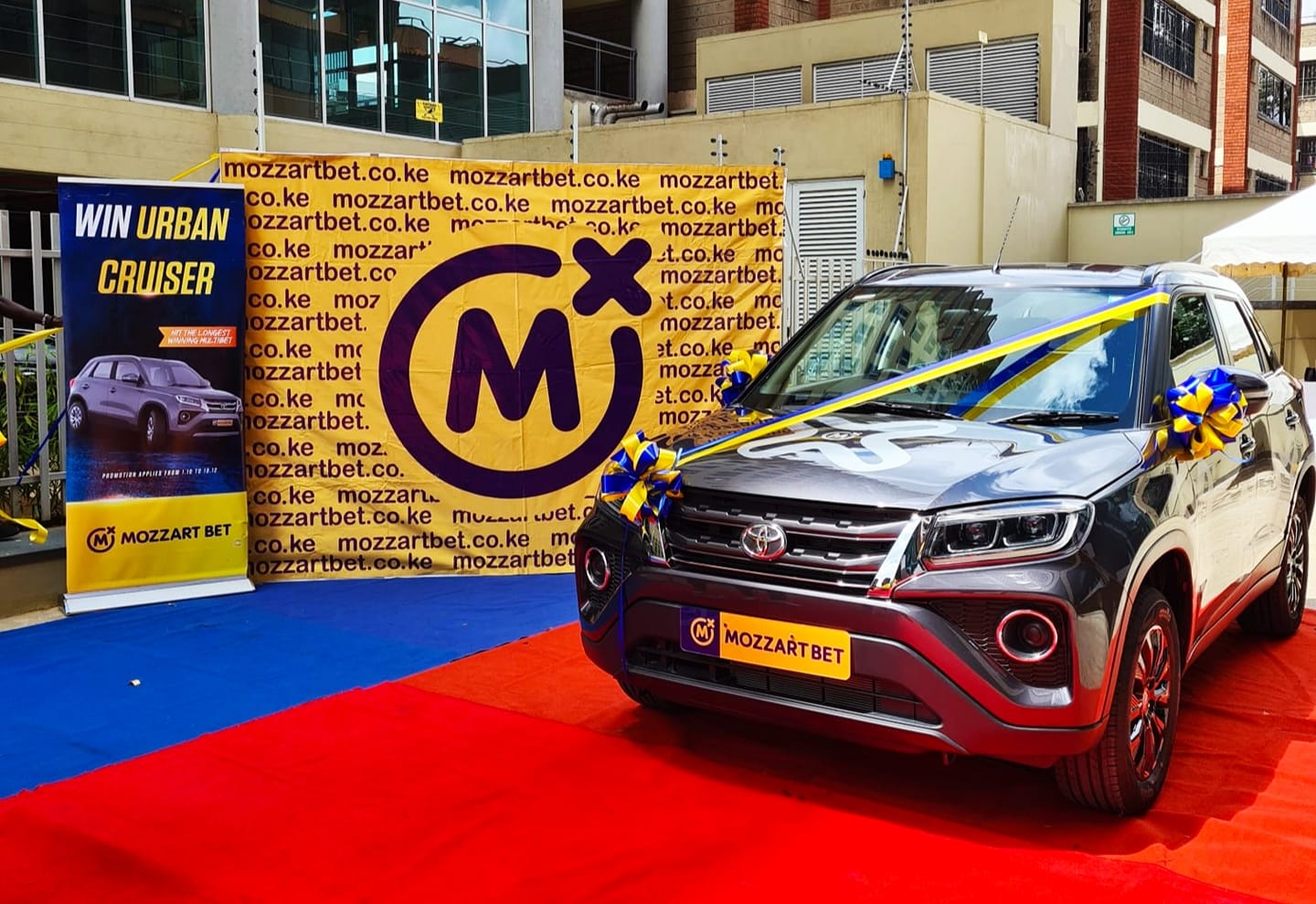 Despite a walking name, Natembeya refuses to walk as he wins Urban Cruiser SUV with Mozzart Bet!
