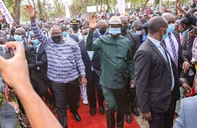 Raila dealt Huge Blow as Uhuru will Miss his Declaration Event at Kasarani