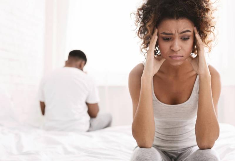 Waning sex drive after childbirth Eve woman