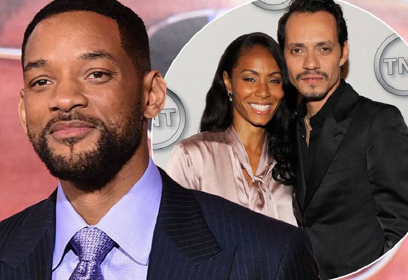 Jada and Will Smith denied claims he was left in tears after catching her with Marc Anthony