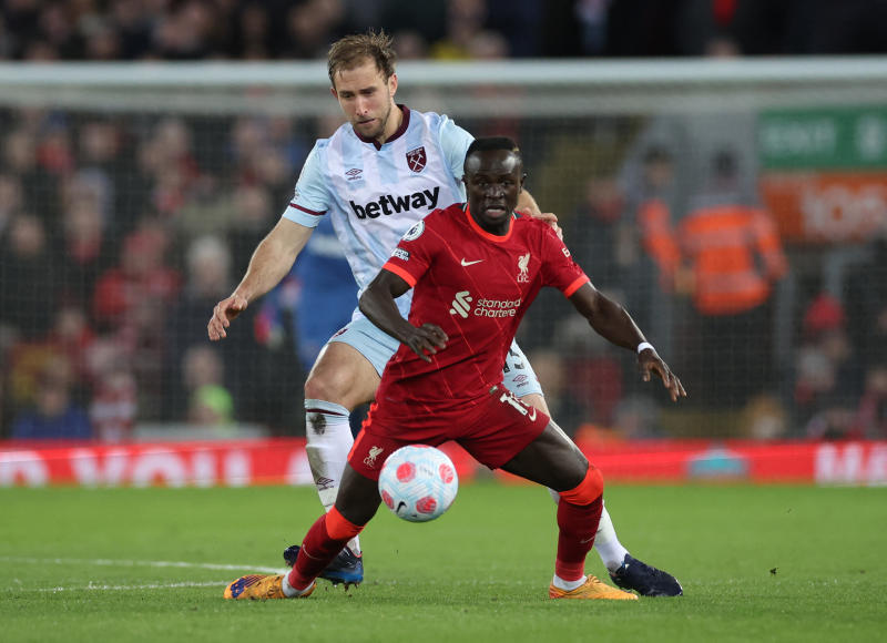 Liverpool's Mane secures jittery win over West Ham : The standard Sports