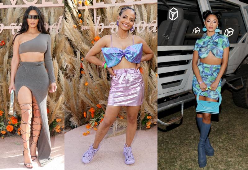 Fashion trends from Coachella Festival Eve woman