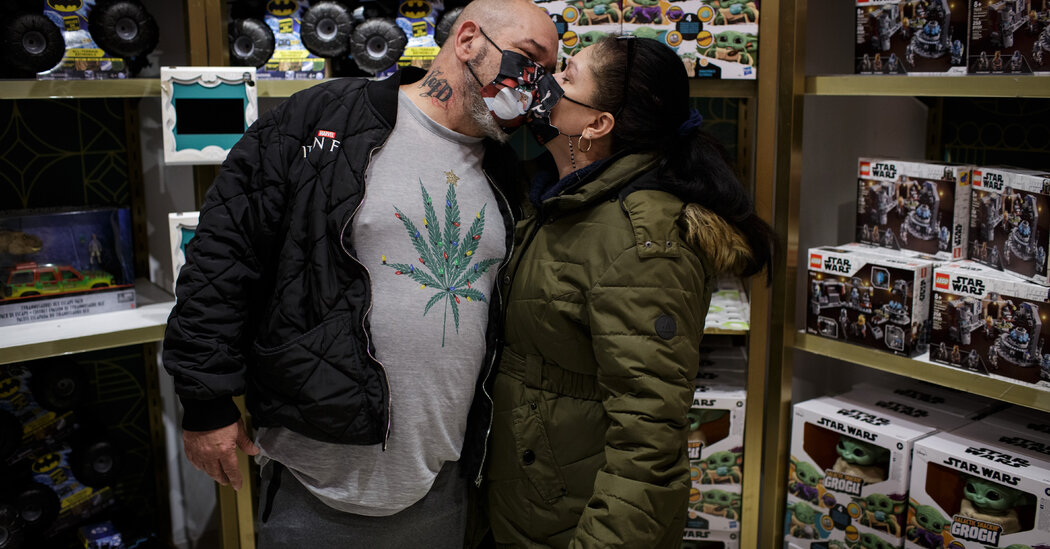 Holiday Spirit Glimmers as New York Endures Another Pandemic Christmas