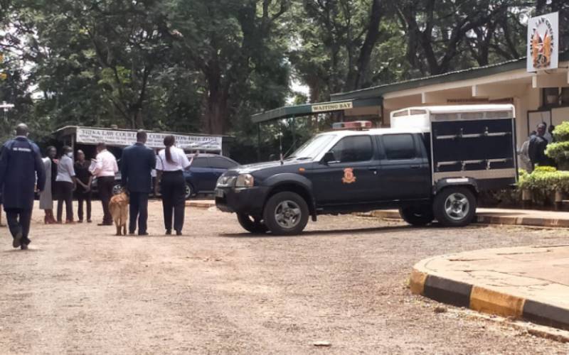 Heavy police contingent at Thika Court amid terror alert