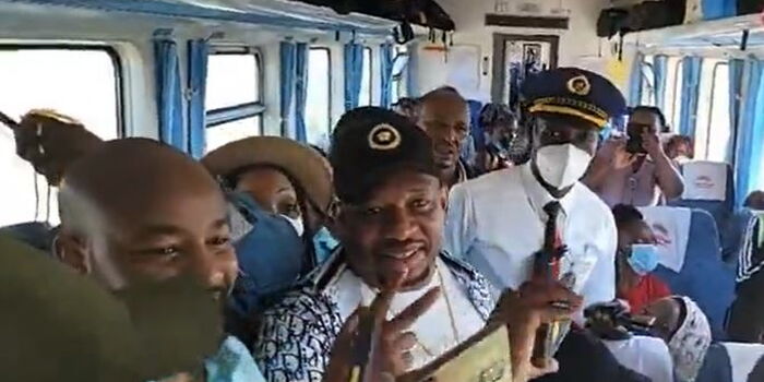 Mike Sonko Causes Commotion in SGR