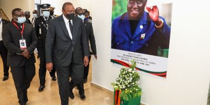 Uhuru Flies From France to Zambia, Here's Why