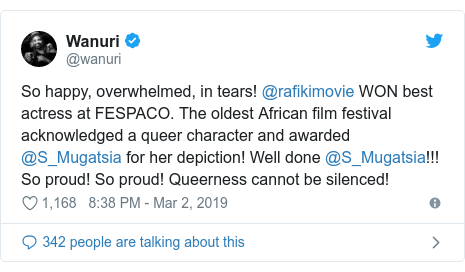 Fespaco: Banned lesbian love story Rafiki wins award