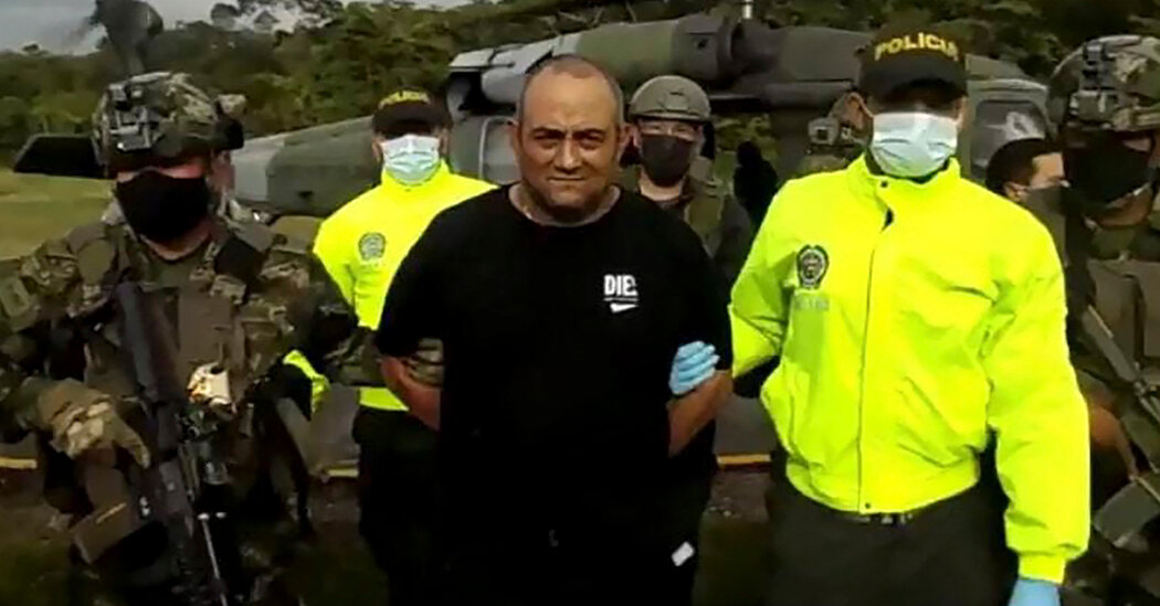 Colombia Announces Capture of Leader of Major Drug Cartel