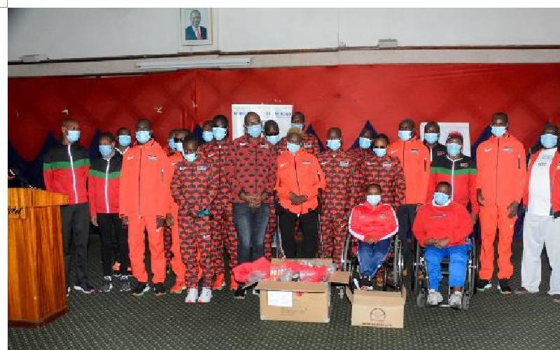 Team Kenya receive donations ahead of Tokyo Paralympic Games : The standard Sports
