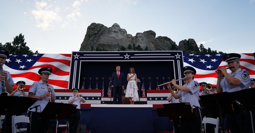 Trump Delivers Divisive Culture War Message at Mount Rushmore