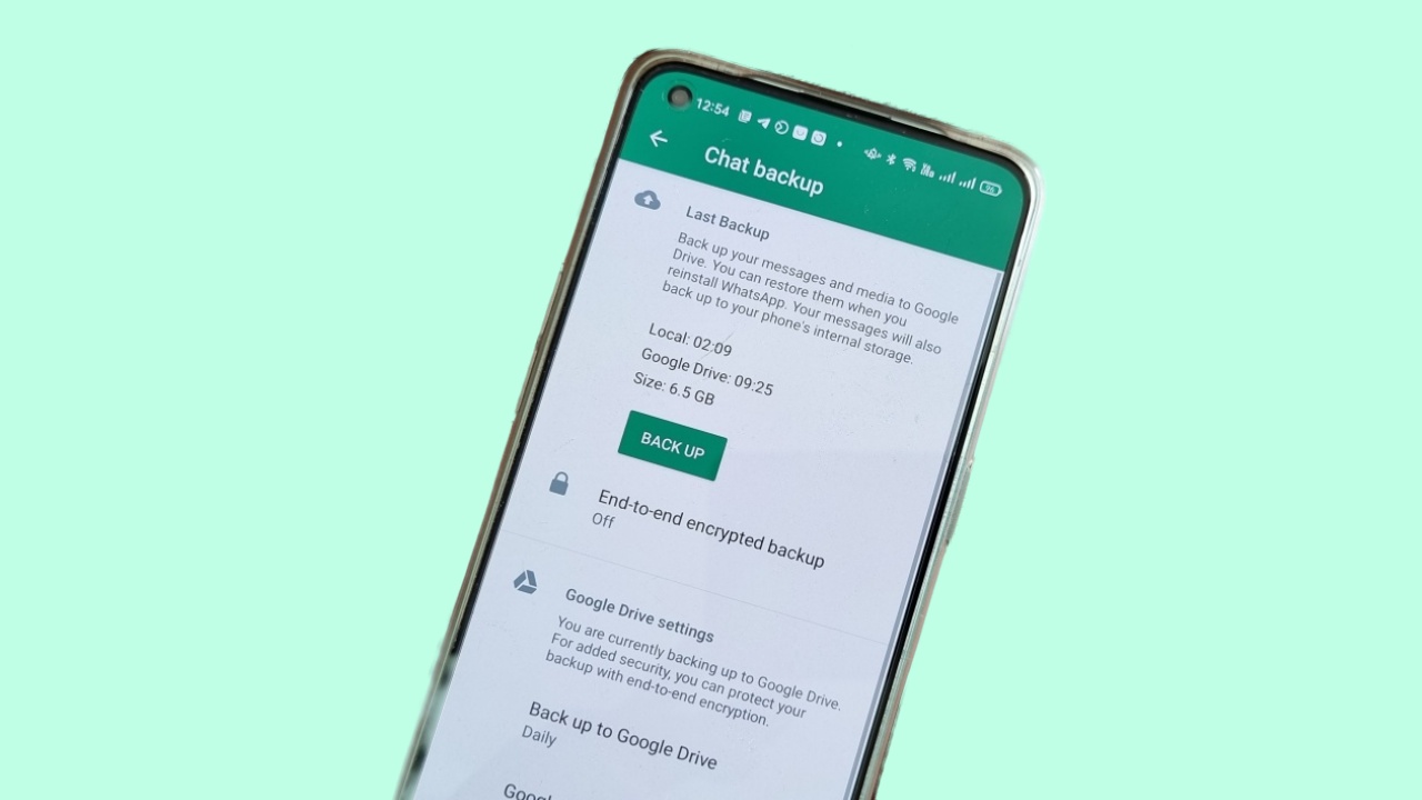 Free unlimited WhatsApp backups on Google Drive may be about to end