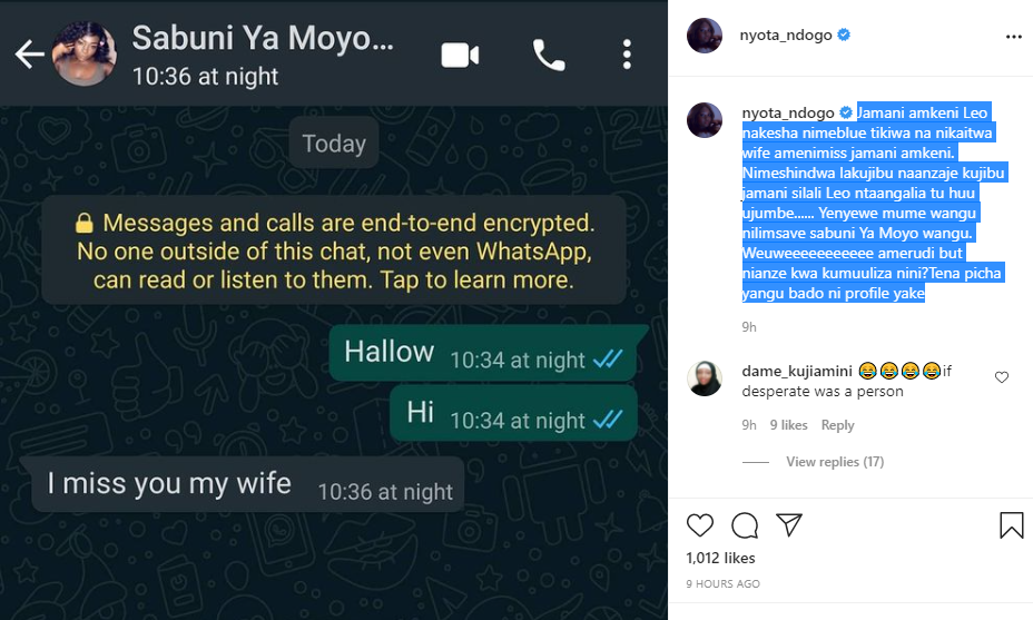 'Unaeza Pigania Kitu Na Sio Chako Tena' Nyota Ndogo Finally Let's Go Of Her Mzungu Hubby