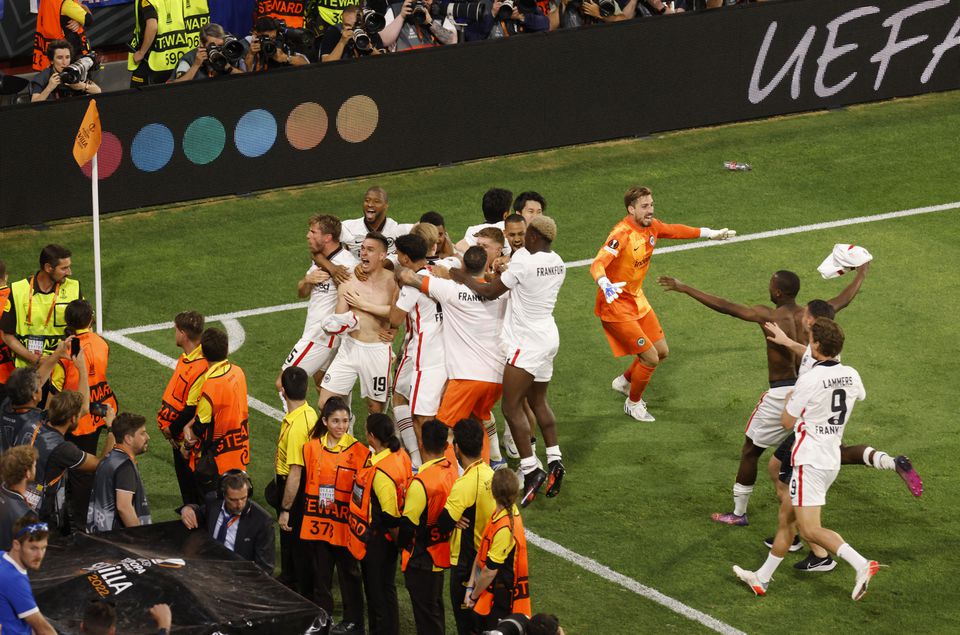 Eintracht beat Rangers 5-4 on penalties to lift Europa League title : The standard Sports