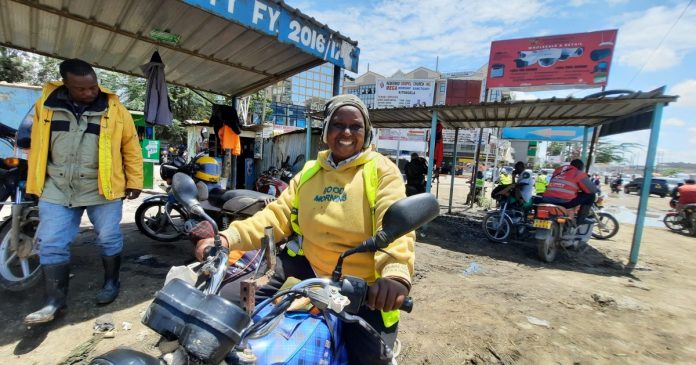 Lady Boda Boda Gives Men a Run For Their Money