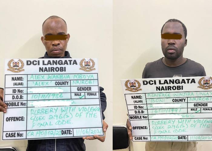 Form 2 student among suspects arrested over Southern Bypass robberies