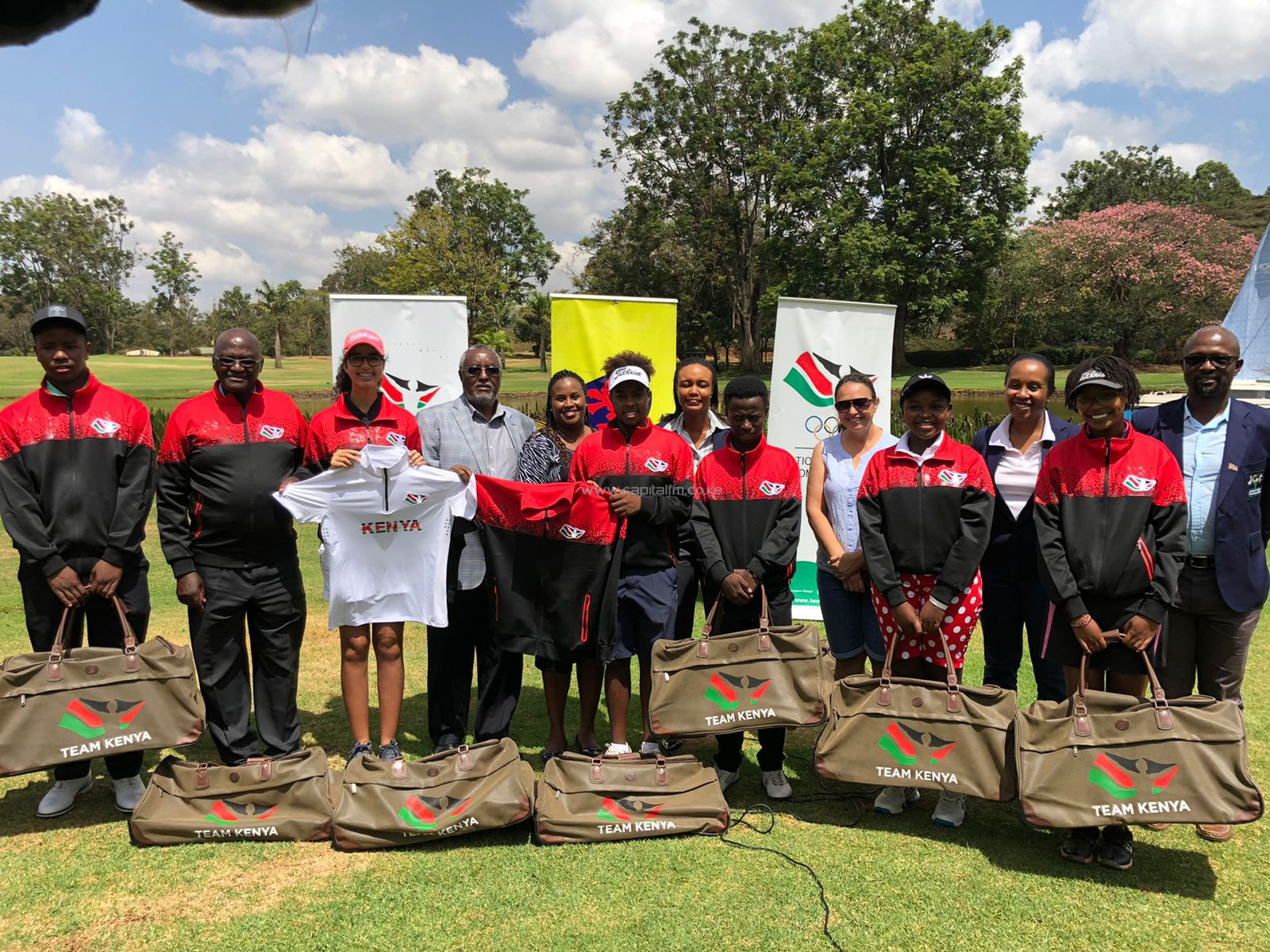 Kenyan junior golfers kitted by NOC-K ahead of Continental duty