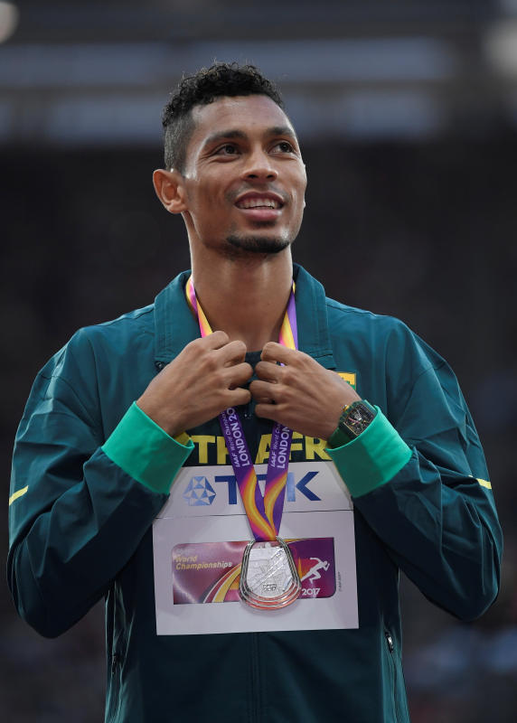 South Africa's Olympic 400 metres champion Van Niekerk tests positive for COVID-19 in Italy : The standard Sports