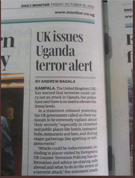 Uganda: Deadly Bomb Attack In Kampala After Terror Warning