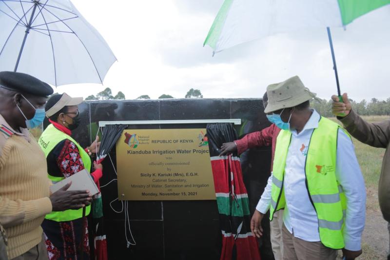Government launch Sh1.2 billion water projects in Nyandarua