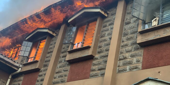 Fire Burns Down St Martin School In Kangemi [VIDEO]