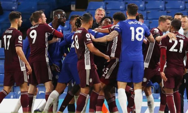 Chelsea facing possible points deduction after 20-man brawl with Leicester : The standard Sports