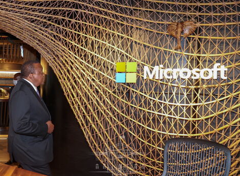 President Uhuru Kenyatta during the launch of African Development Center at Dunhill Towers in Westlands on Thursday March 24, 2022