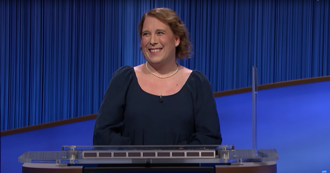 Amy Schneider Wins the Most Consecutive ‘Jeopardy!’ Games of Any Female Contestant