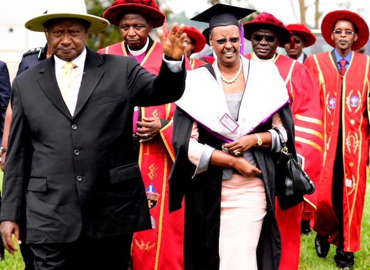 Meet President Museveni’s Beautiful Wife and Children (Photos)