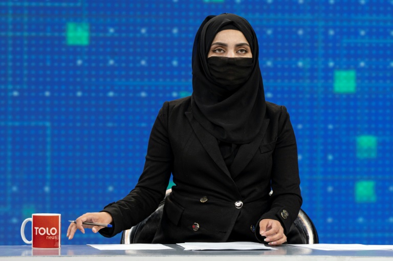 Afghan women TV presenters vow to fight after order to cover faces » Capital News