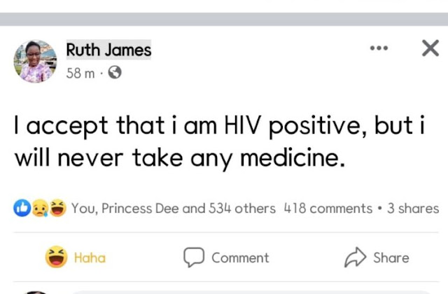 Luo HIV lady infecting 100 men Ruth James Otieno speaks photo