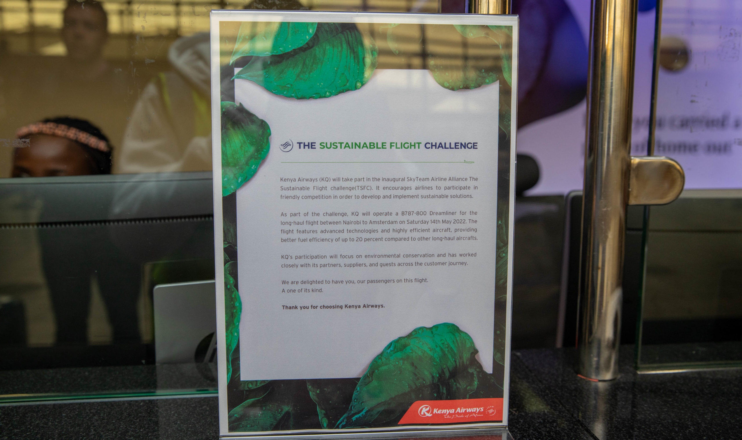 Kenya Airways goes green on sustainable flight challenge