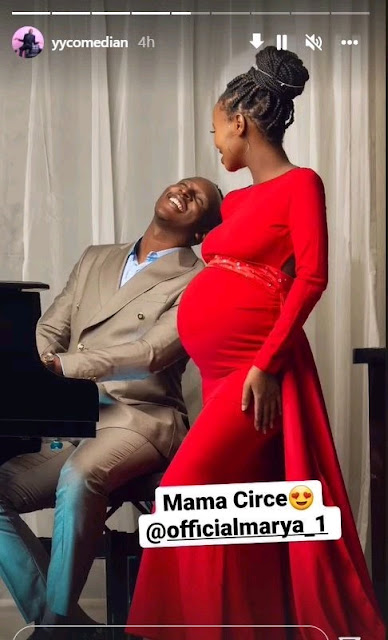 Comedian Oliver Otieno aka YY wife Marya photo