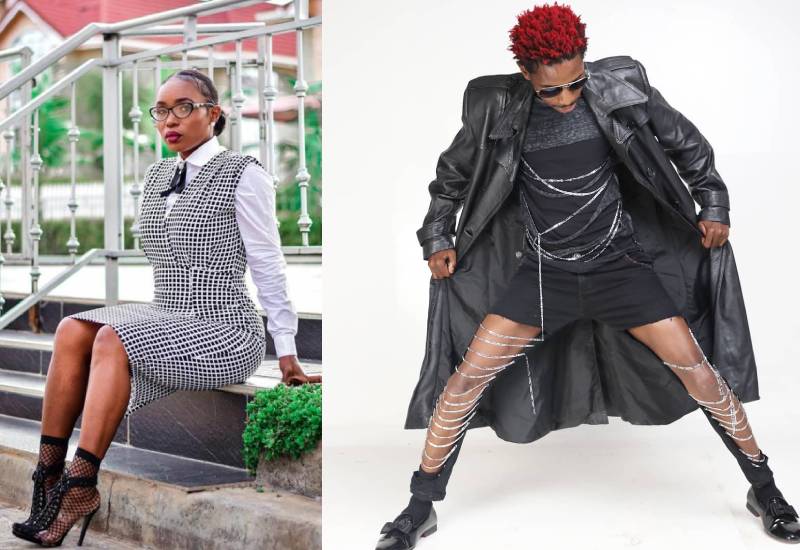 Meet Eric Omondi’s personal stylist Diana Chanzu Eve woman