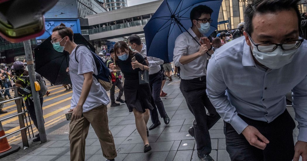 Protesters in Hong Kong Rally Against China’s Tightening Grip