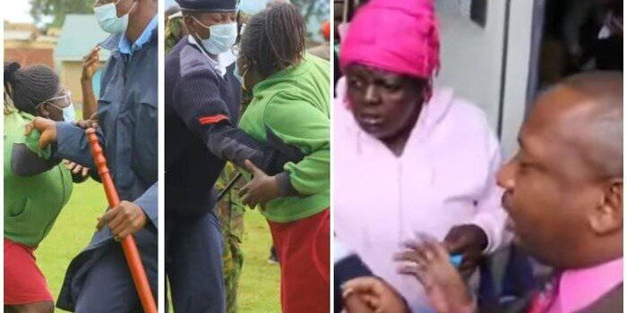 Video of Woman Who Breached Matiang'i Security Accosting Sonko Emerges